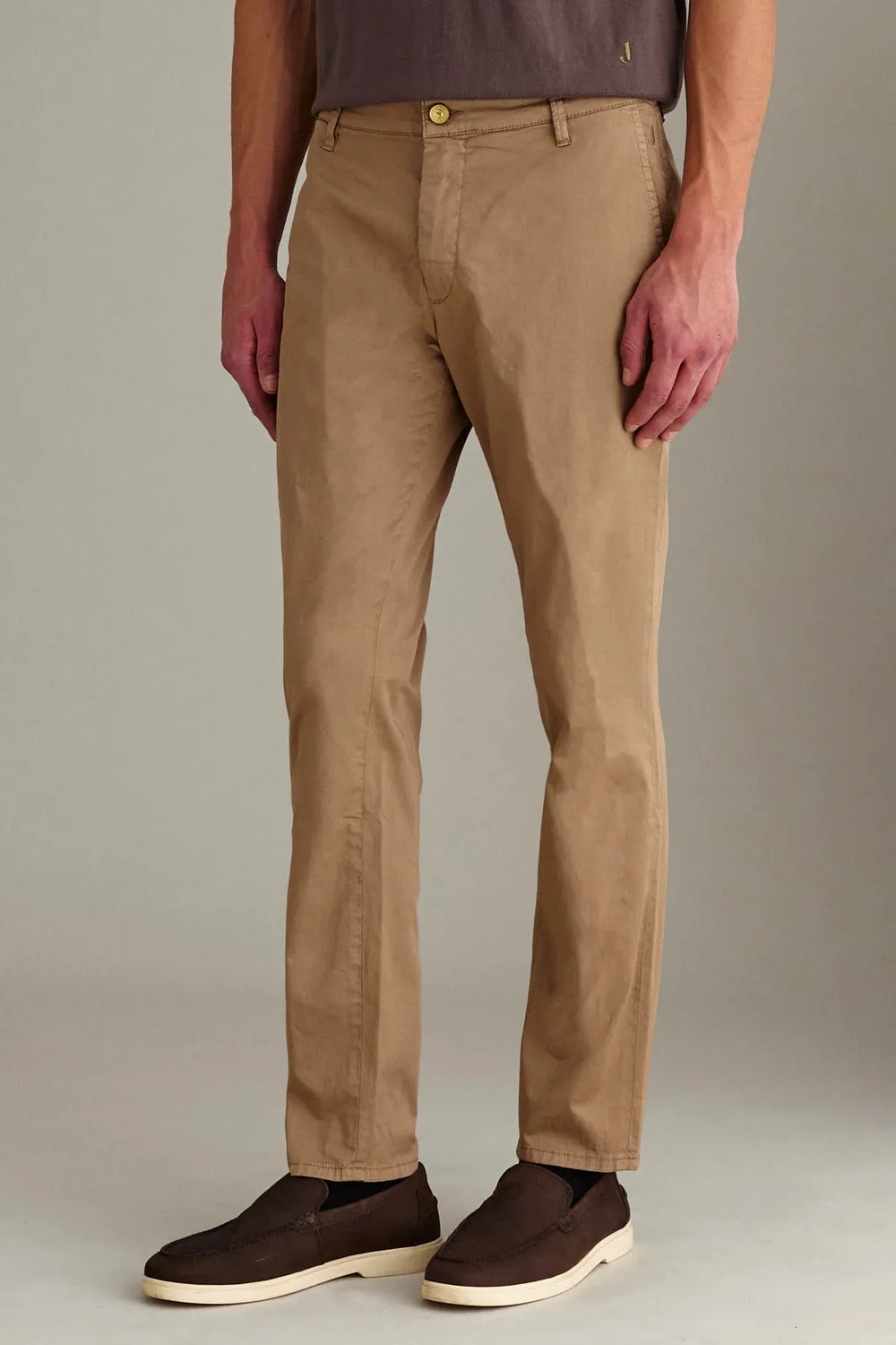 Jeckerson Jack Chino Hose Beige Slim Fit