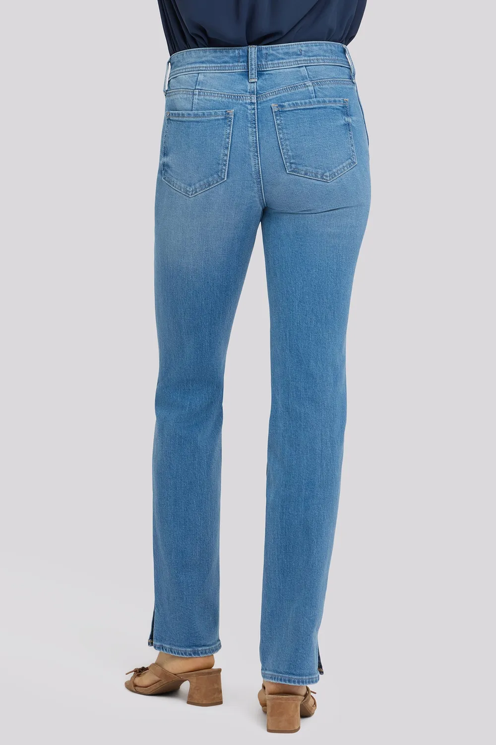 NYDJ Marilyn Straight Petite Jeans Vista Lakes Indigo