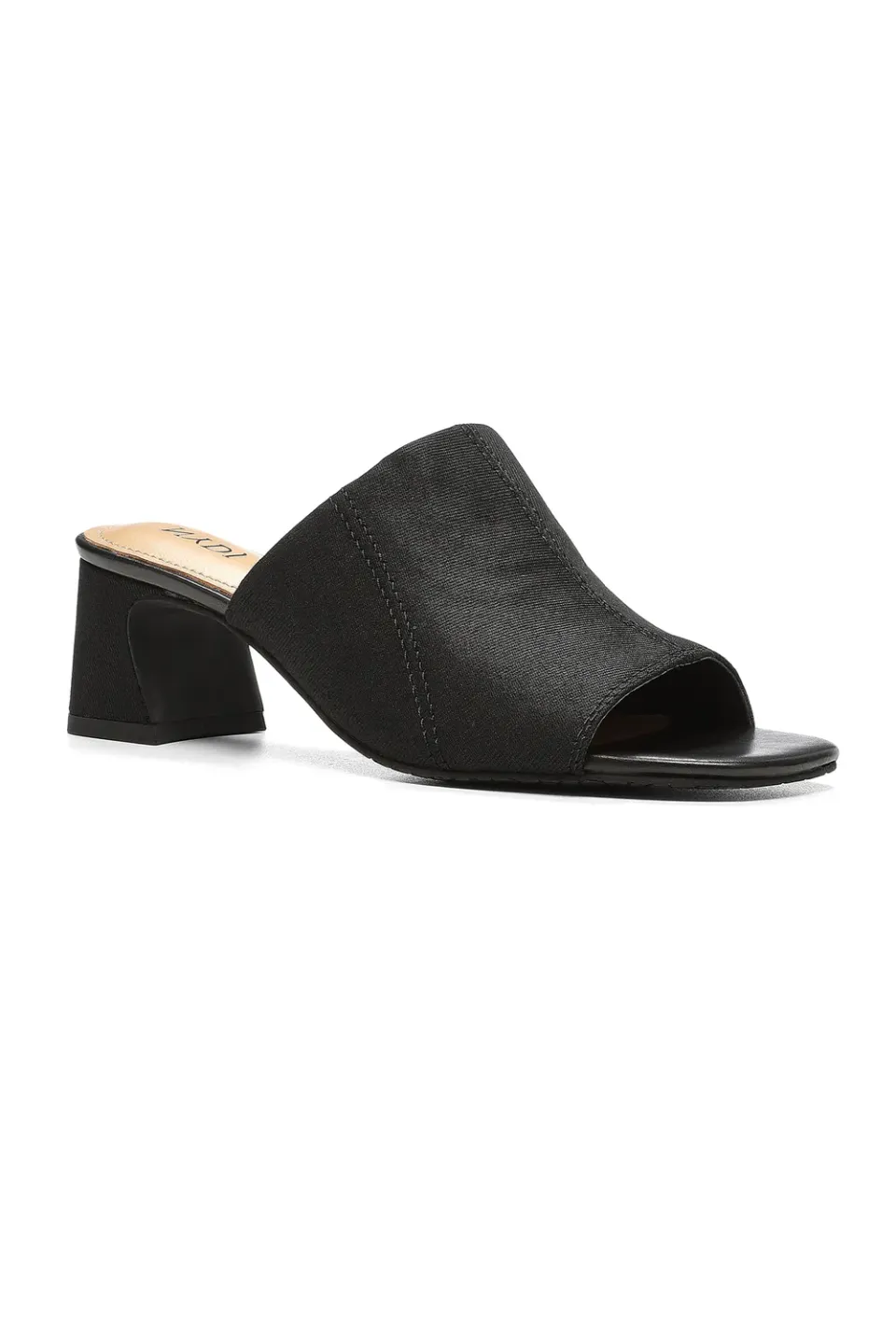 NYDJ Gwen Stretch Mules Black Denim schwarz