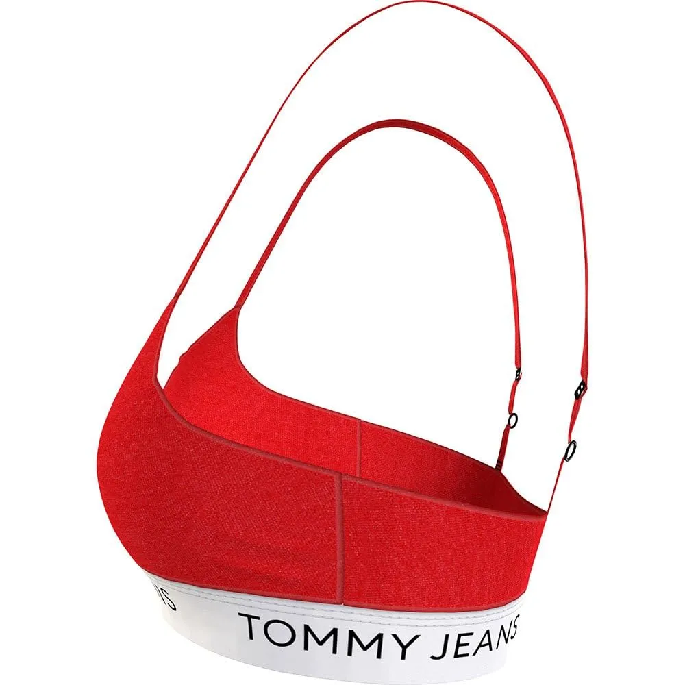 Tommy Jeans Bralette Damen Rot Stretch