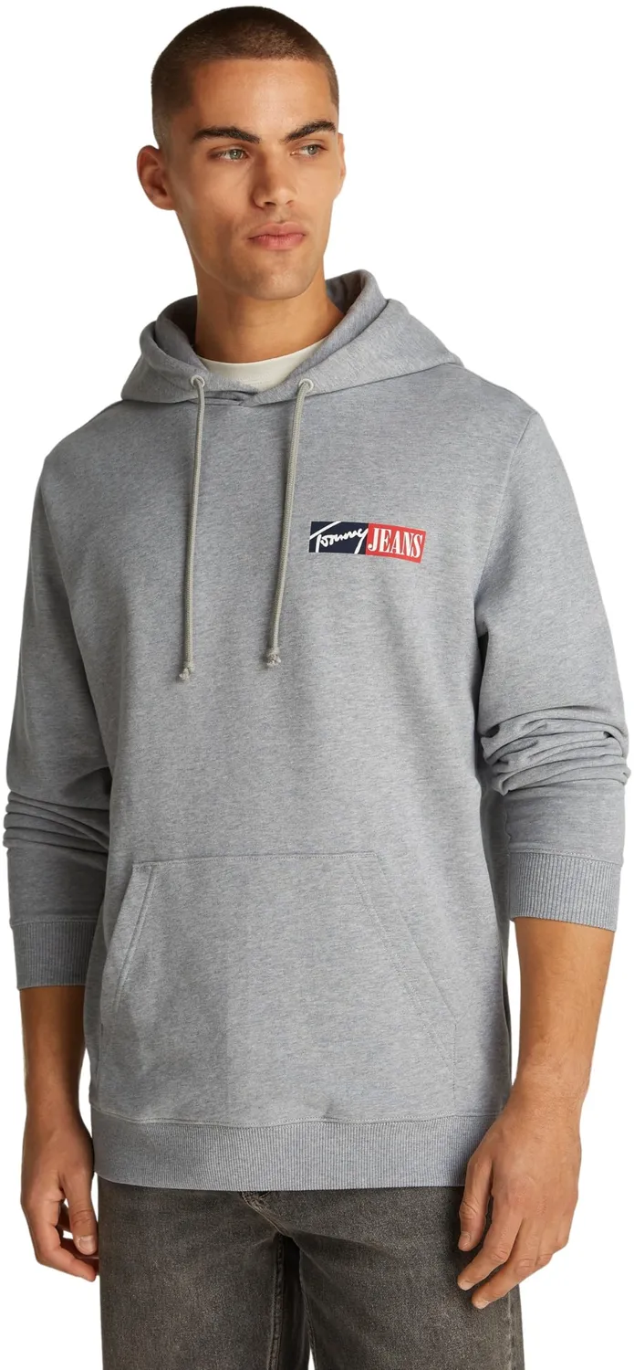 Tommy Jeans Entry Graphic Hoodie Herren Kapuzenpullover Navy L