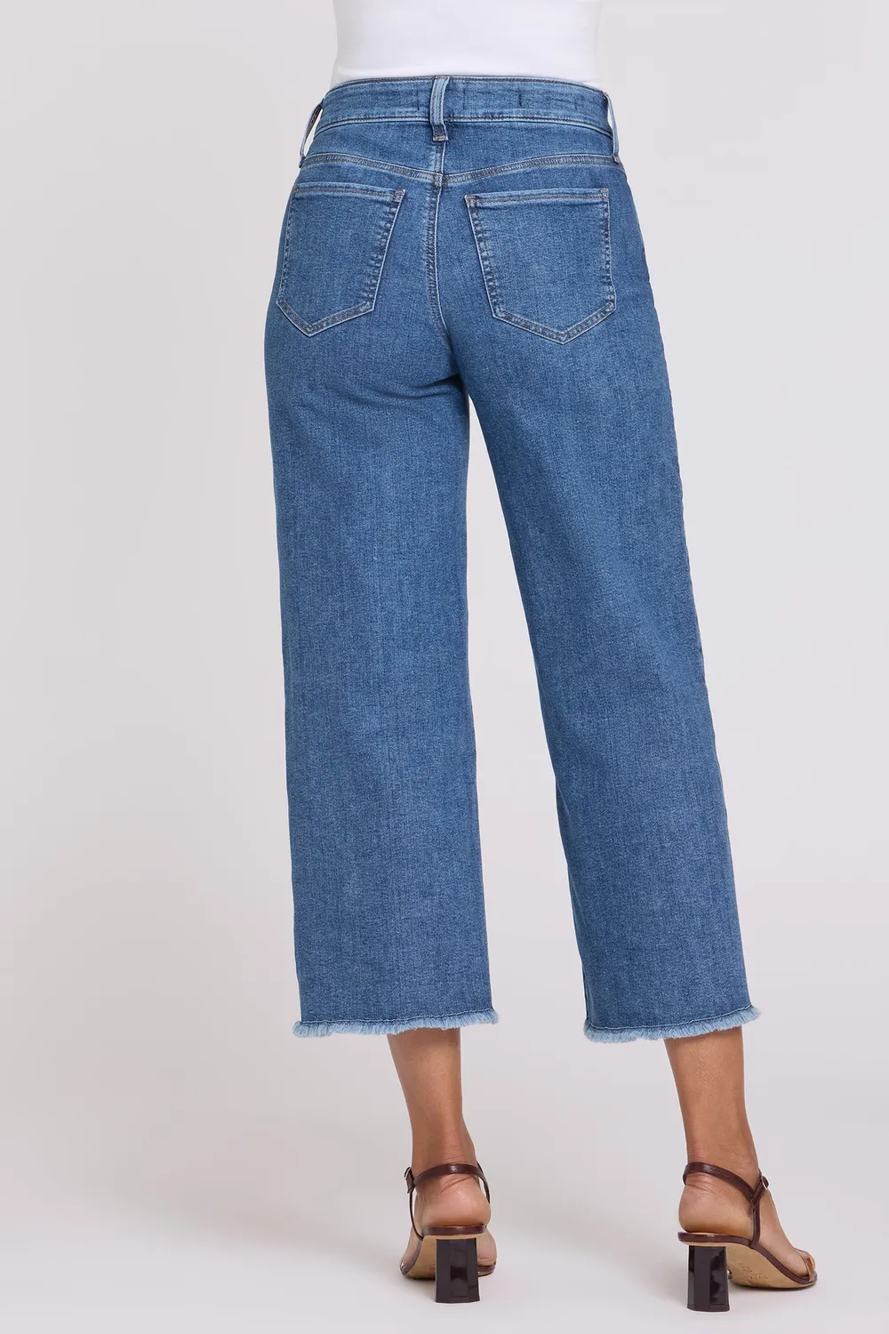 NYDJ Teresa Wide Leg Ankle Jeans Salton Indigo