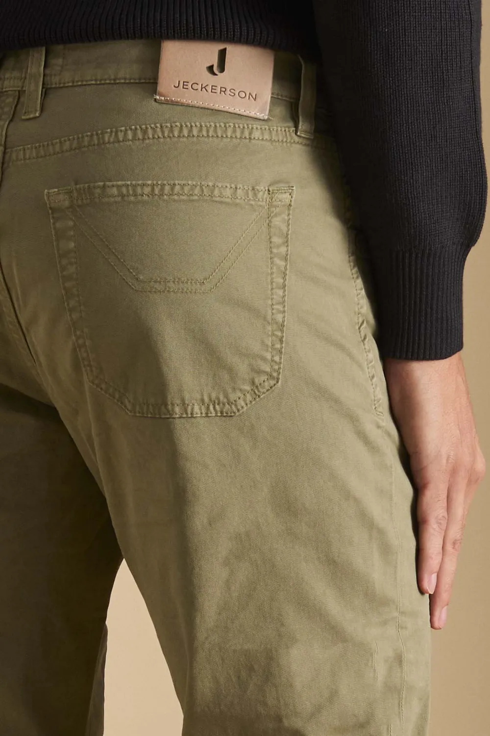 Jeckerson John Alcantara Slim Hose militärgrün