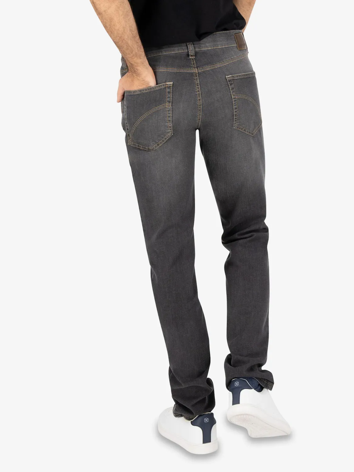 Club of Comfort Henry 6516 Jeans grau Super Stretch