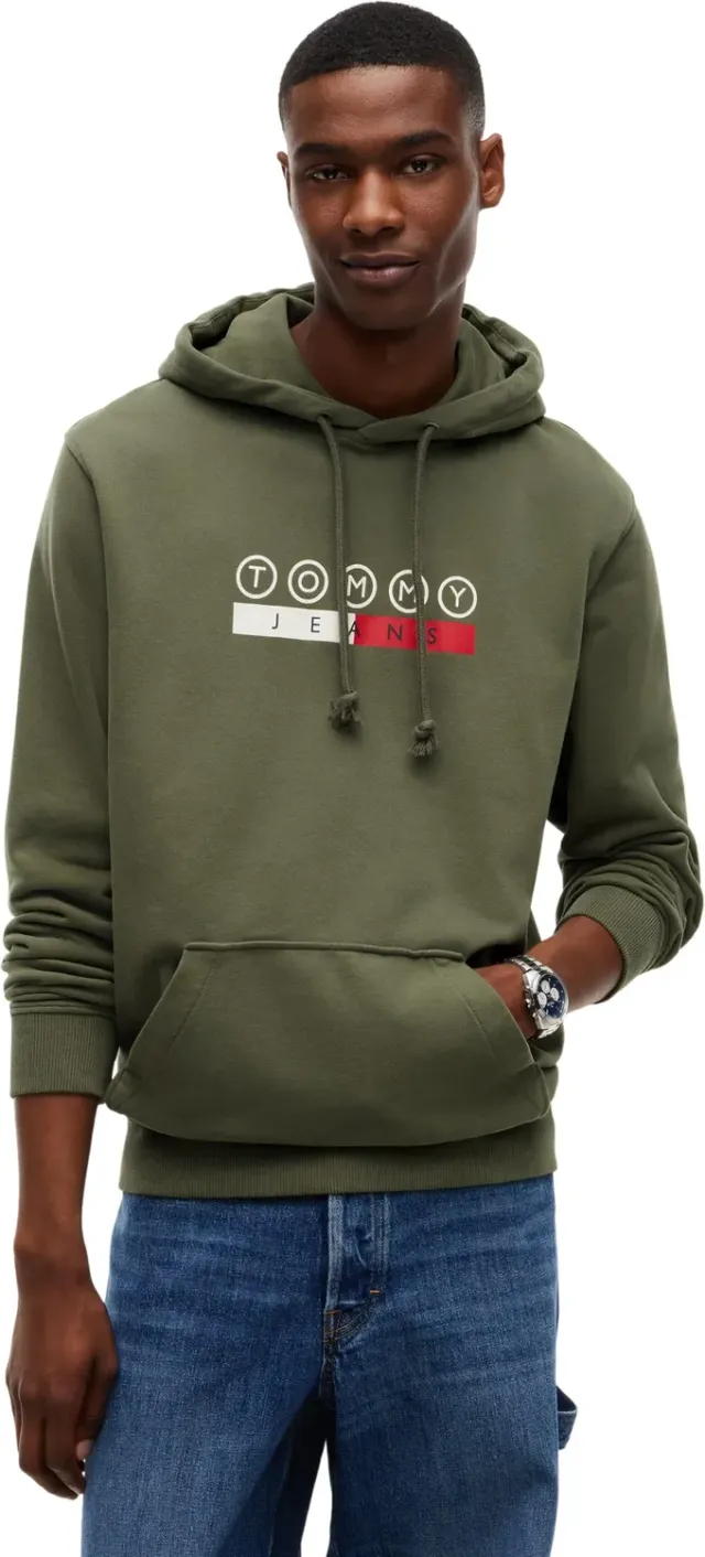 Tommy Jeans TJM Reg DNA Play DM0DM23718 Hoodie dunkelblau