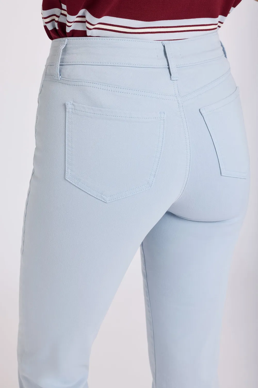 NYDJ Marilyn Straight Ankle Jeans Blue Clover Stretch
