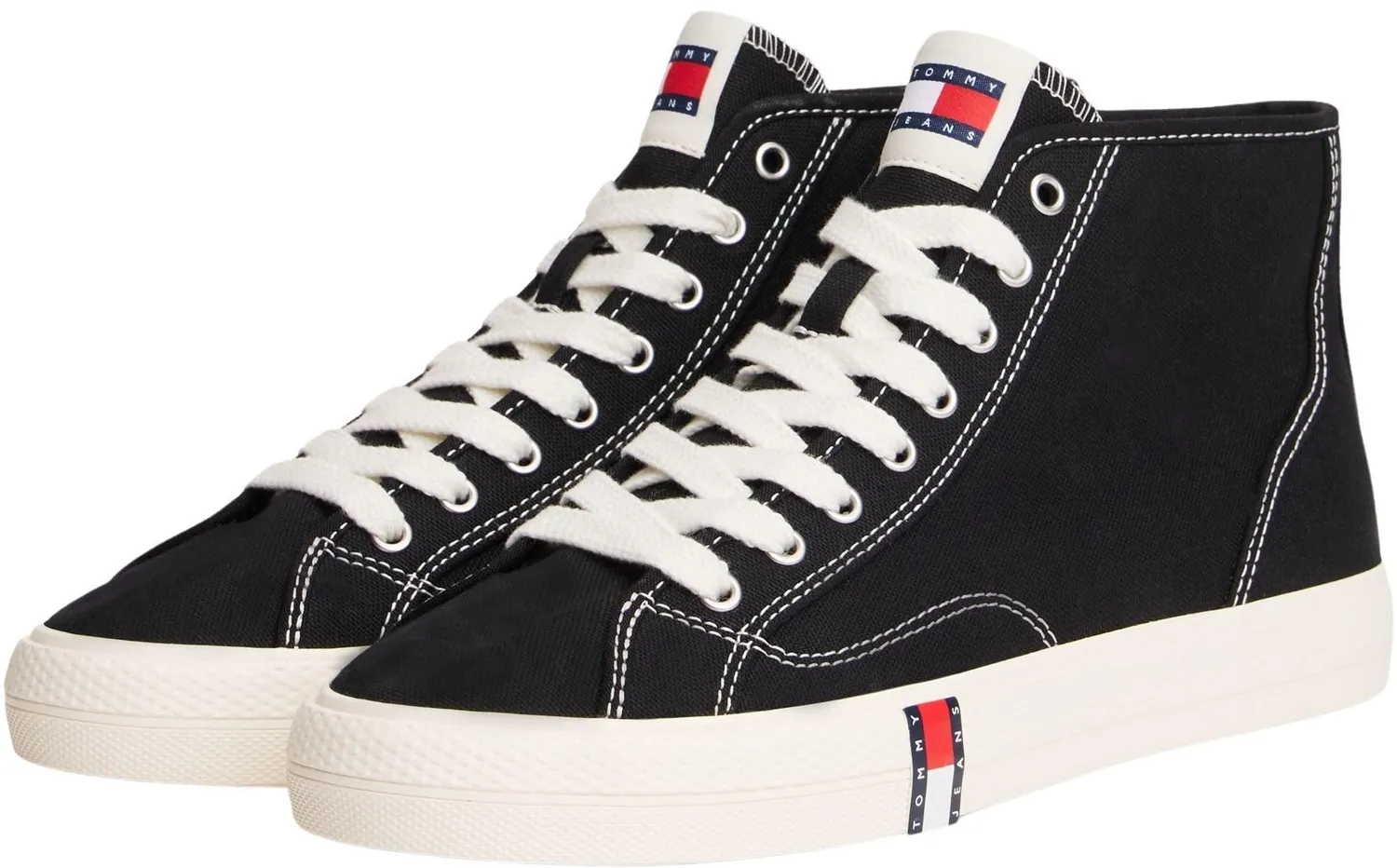 Tommy Jeans Archive Y2K EN0EN03034 Mid-Top Sneaker Gr.38 schwarz