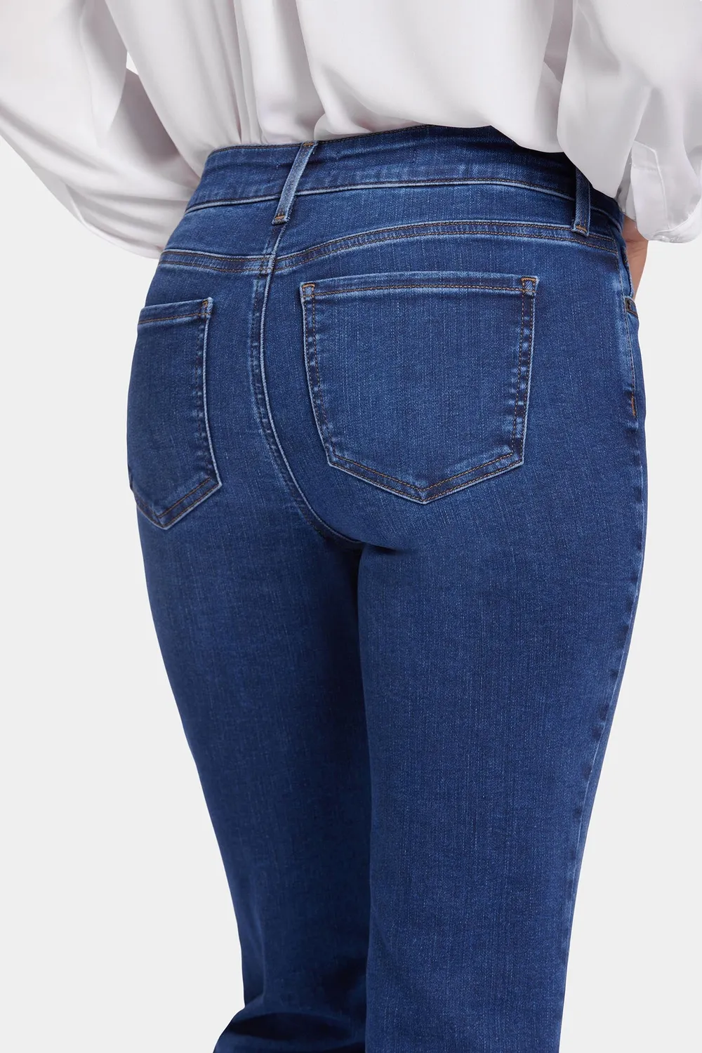 NYDJ Marilyn Straight Jeans Cooper Dunkelblau