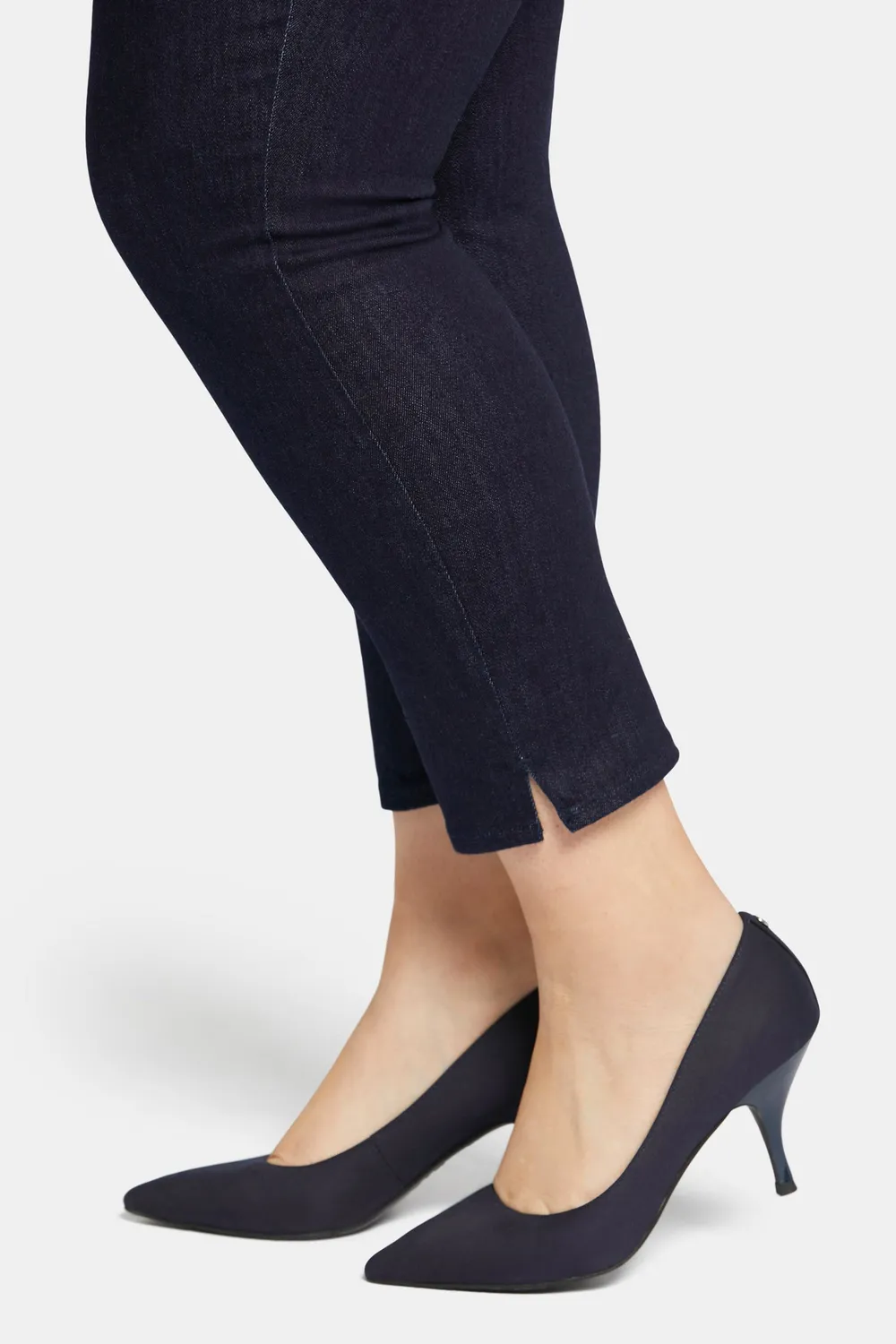 NYDJ Skinny Ankle Jeans Rinse Plus Size Pull-On