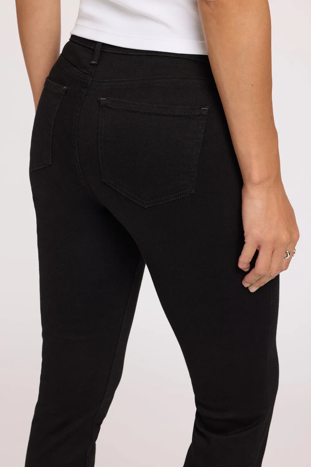 NYDJ Sheri Slim Jeans Petite Schwarz Lift Tuck
