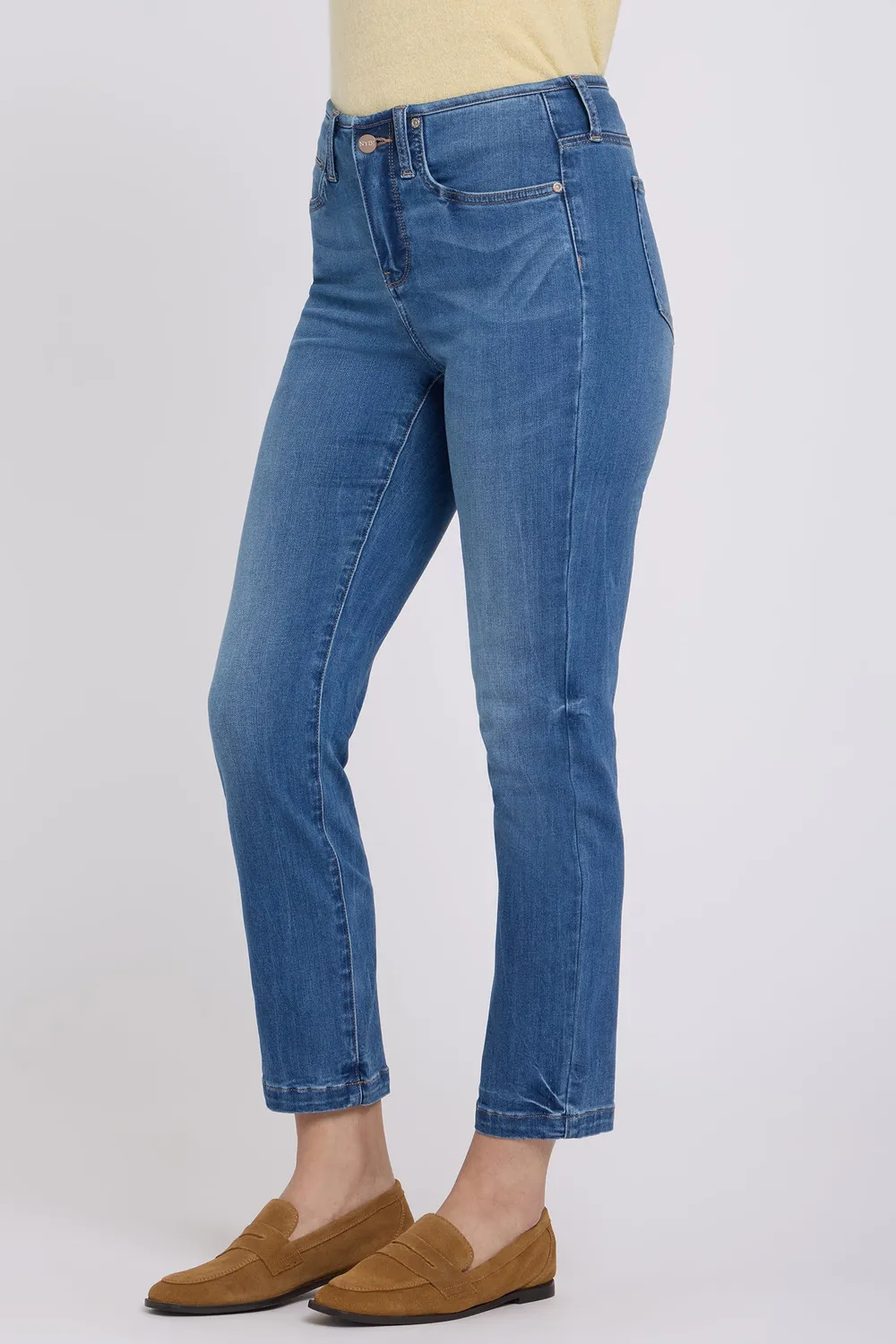NYDJ Sheri Slim Straight Ankle Jeans Wild River
