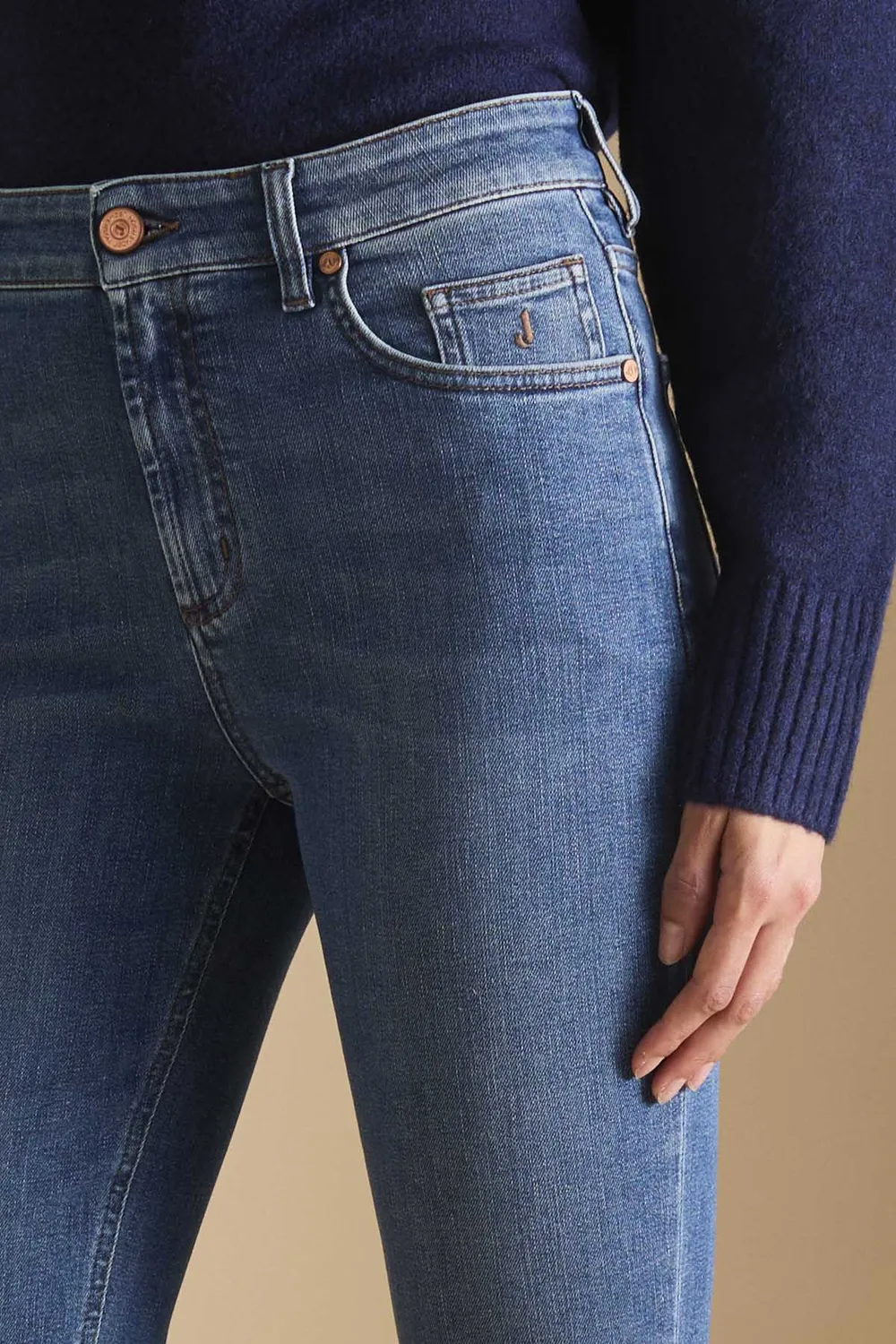 Jeckerson Juliette Jeans Damen mittelblau Skinny Stretch