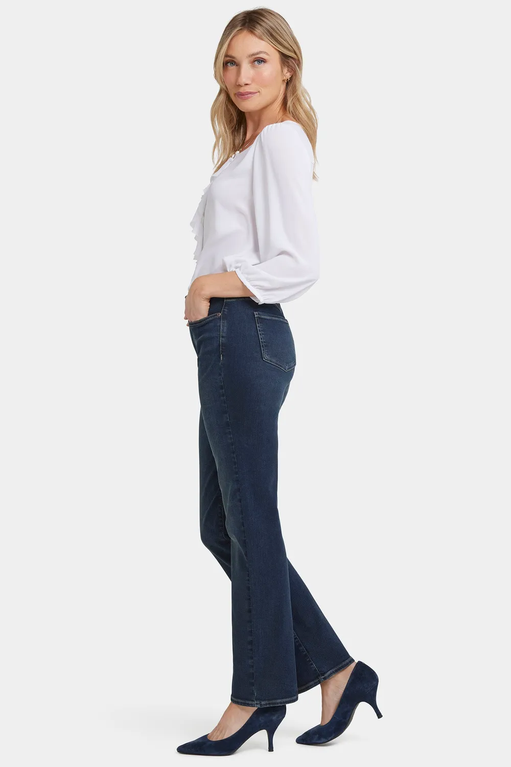 NYDJ Marilyn Straight Jeans Presley dunkelblau straight