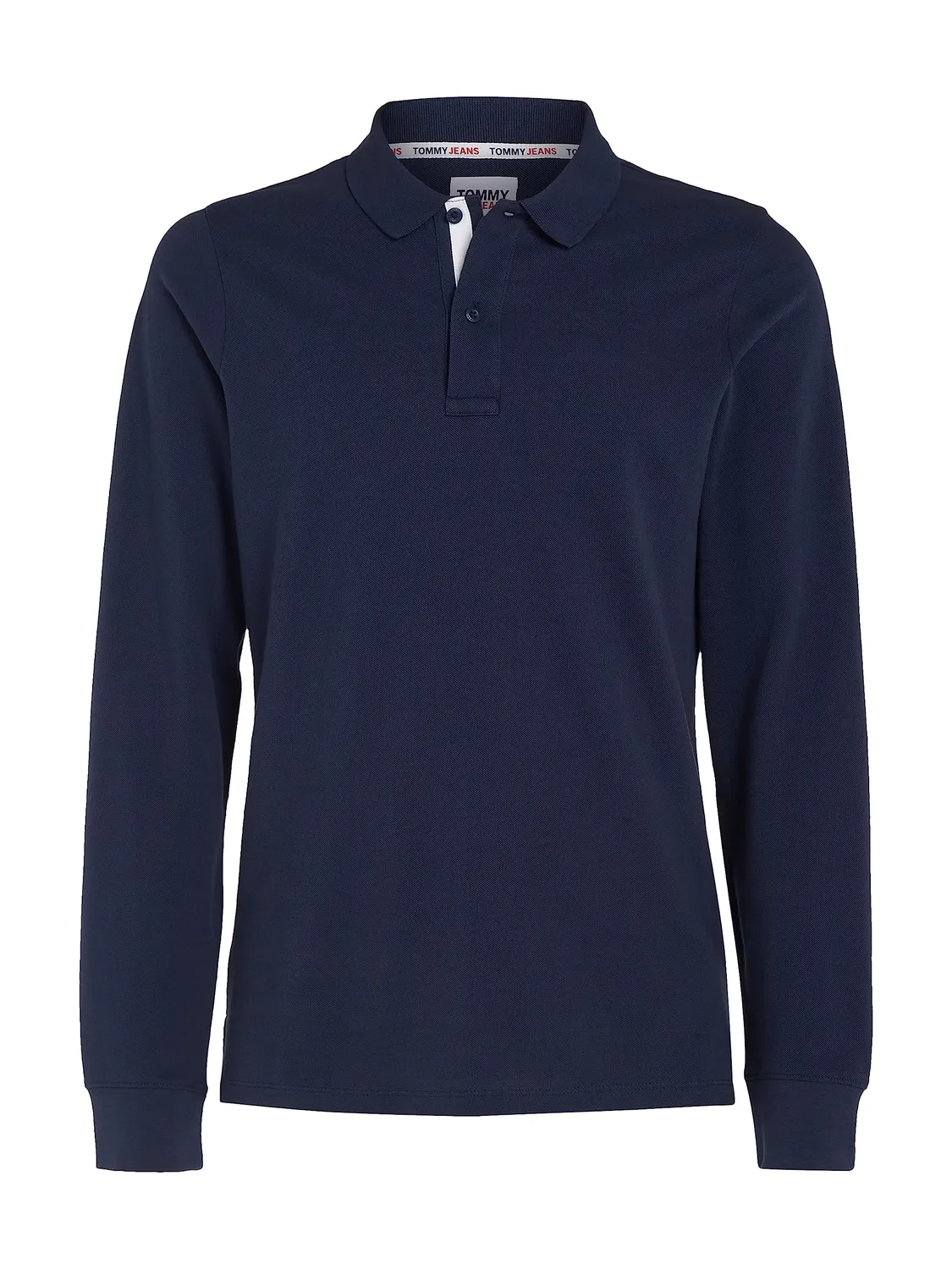 Tommy Jeans Langarm Poloshirt Herren Baumwolle
