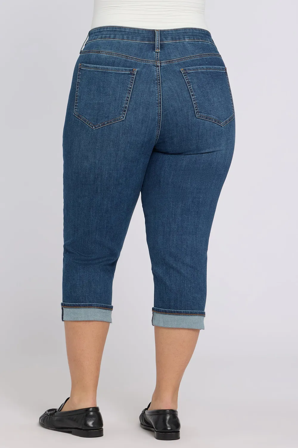 NYDJ Marilyn Crop Jeans Sunset Villa Plus Stretch