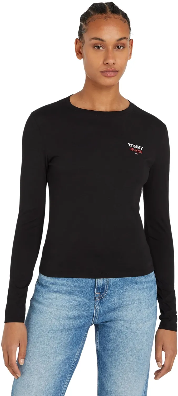 Tommy Jeans Essential Slim Fit Langarmshirt Damen M Langarm