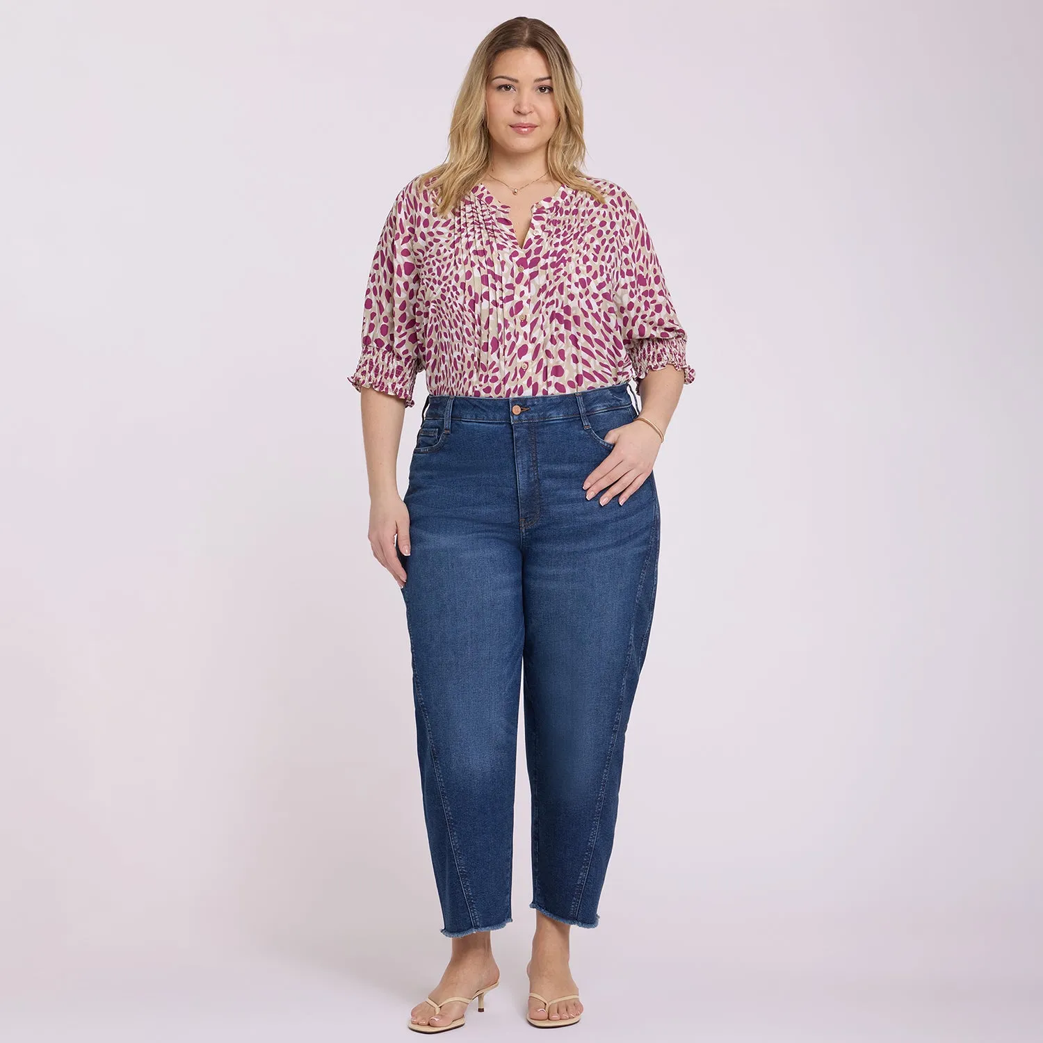 NYDJ Alyssa Relaxed Crop Jeans Sunset Villa