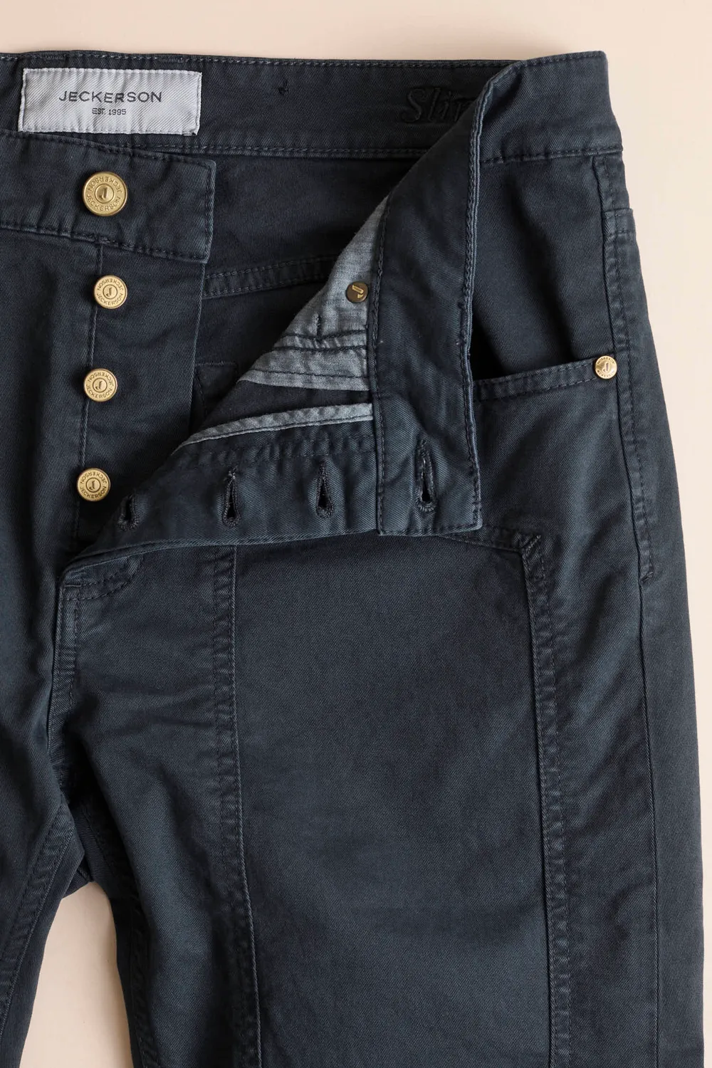 Jeckerson Jax Slim Fit Hose dunkelblau Stretch