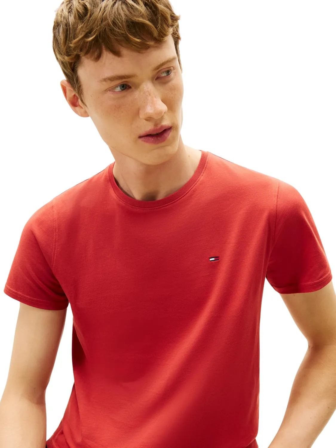 Tommy Jeans TJM Xslim Jersey Tee DM0DM04411 Beige