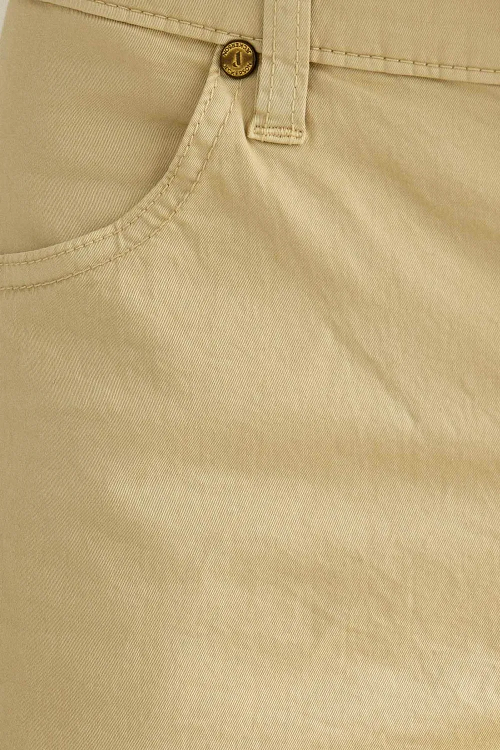 Jeckerson Jo Bermuda beige hell Slim Fit Baumwolle