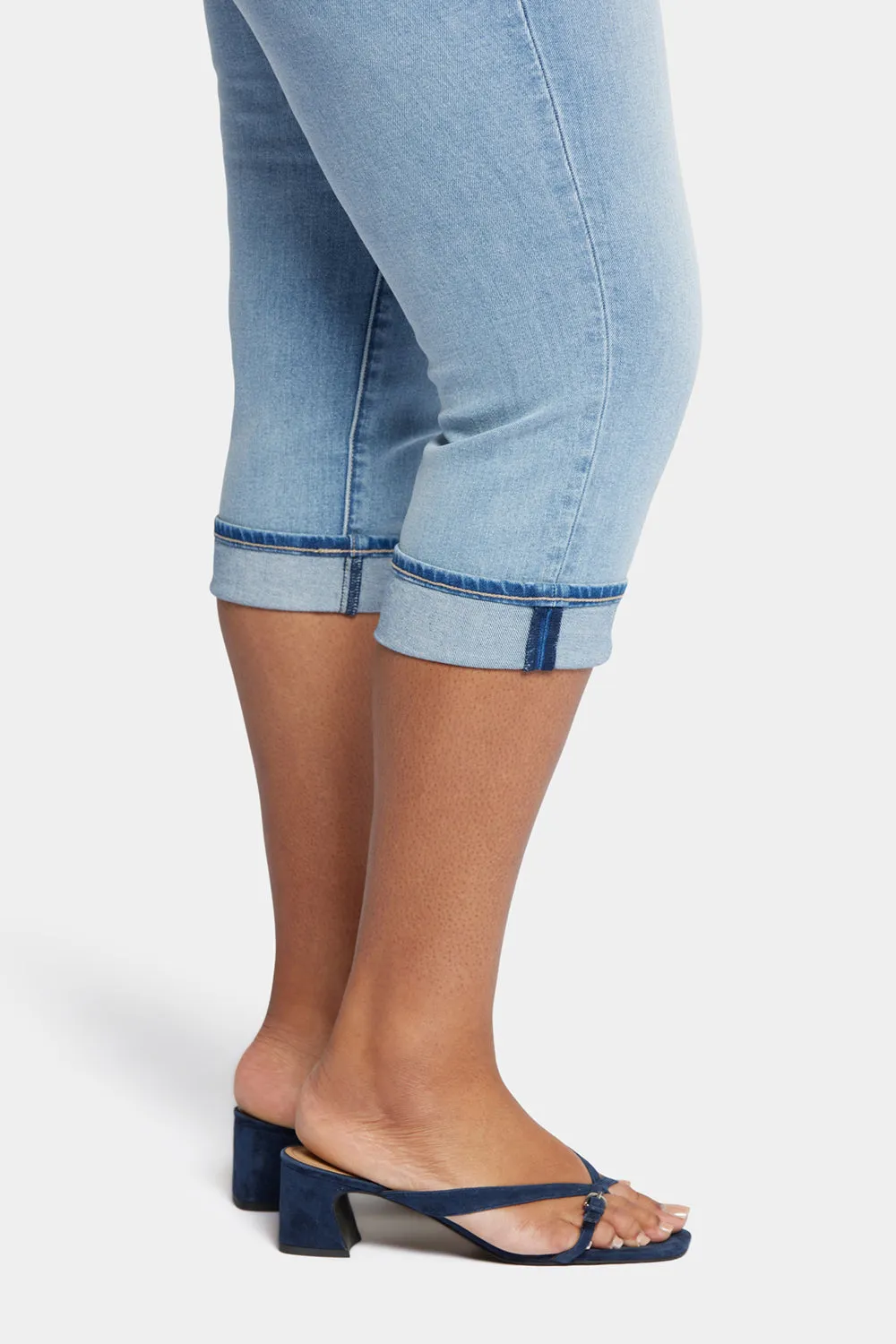 NYDJ Marilyn Straight Crop Plus Jeans Afterglow