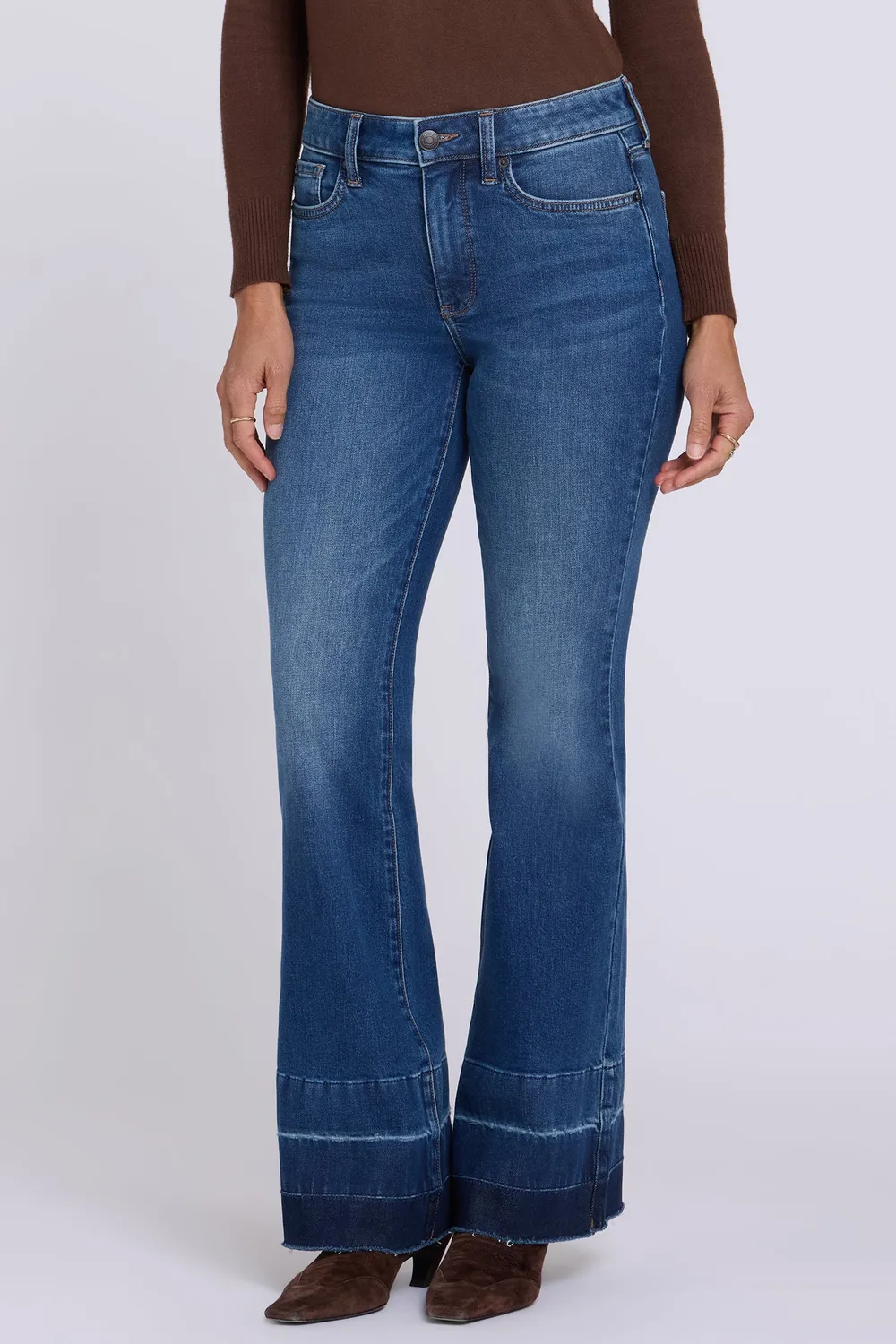 NYDJ Felicity Flared Jeans Colorblaze 10 Schlag