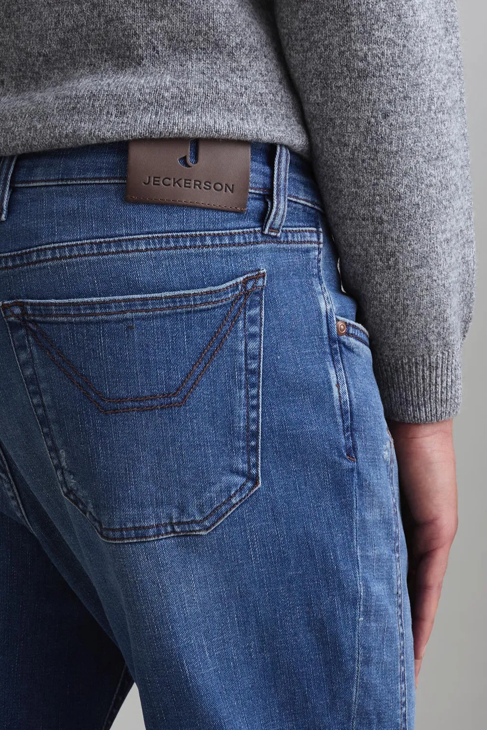 Jeckerson John Toppa Slim Fit Jeans hellblau