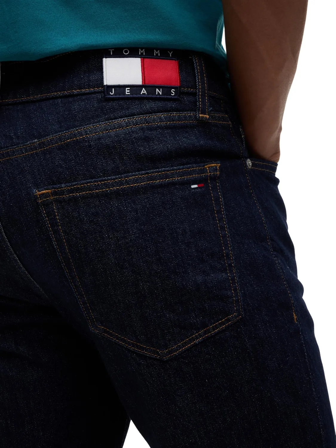 Tommy Jeans Herren Straight Jeans 36W/34L dunkel