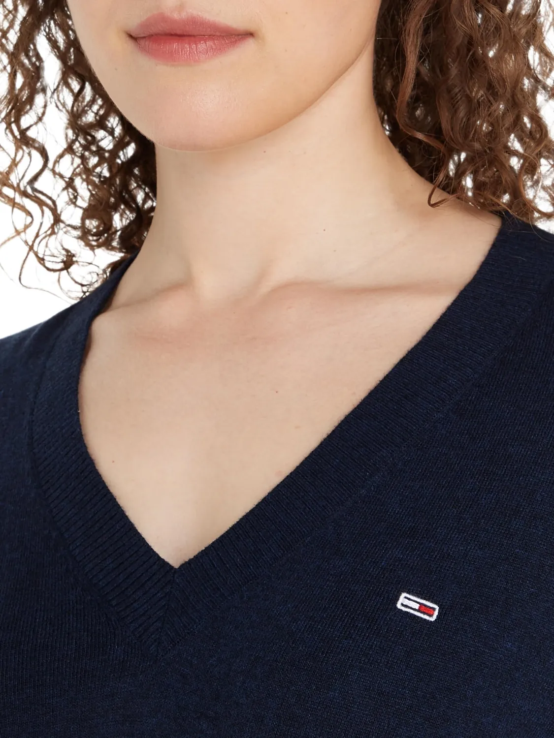 Tommy Jeans Damen Pullover V-Ausschnitt
