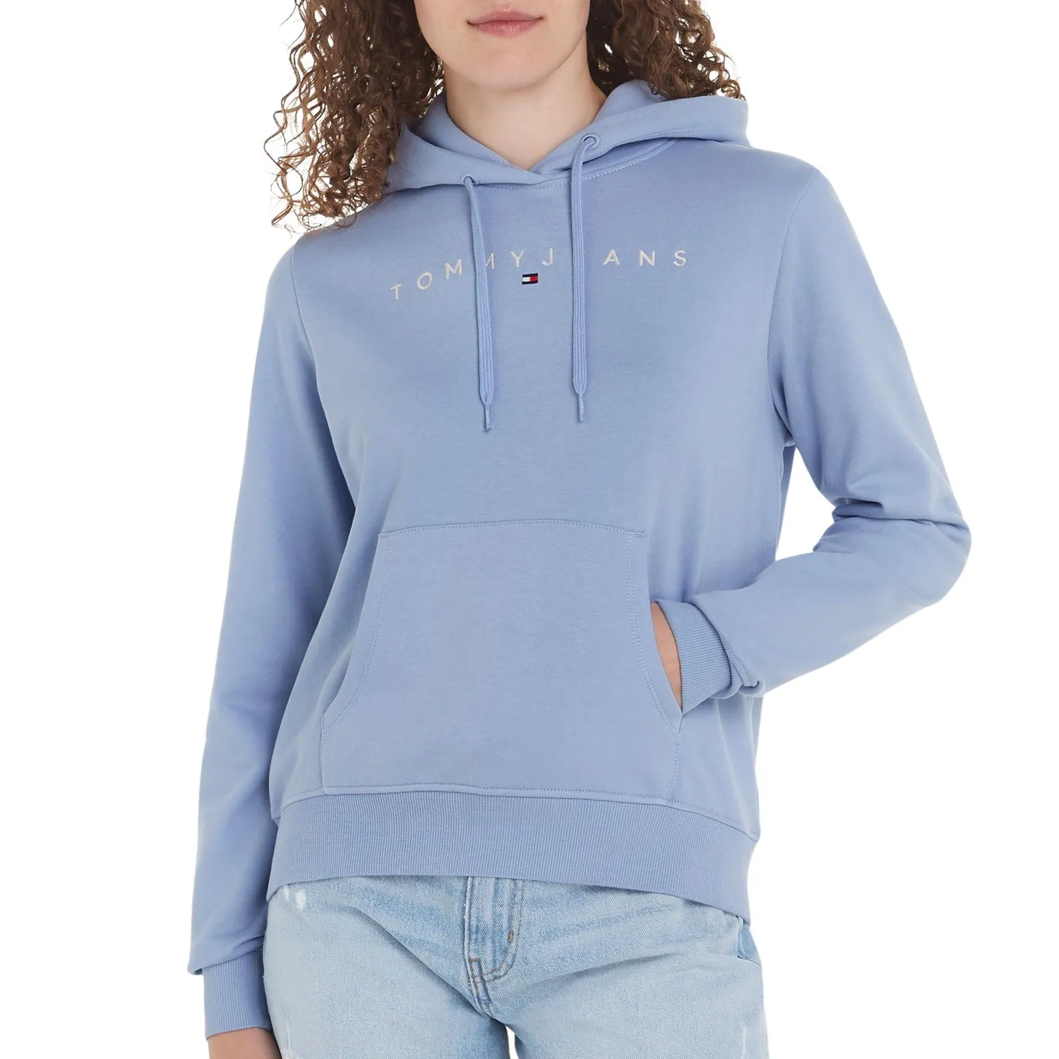 Tommy Jeans Damen Hoodie Kapuze Größe S Baumwollmix