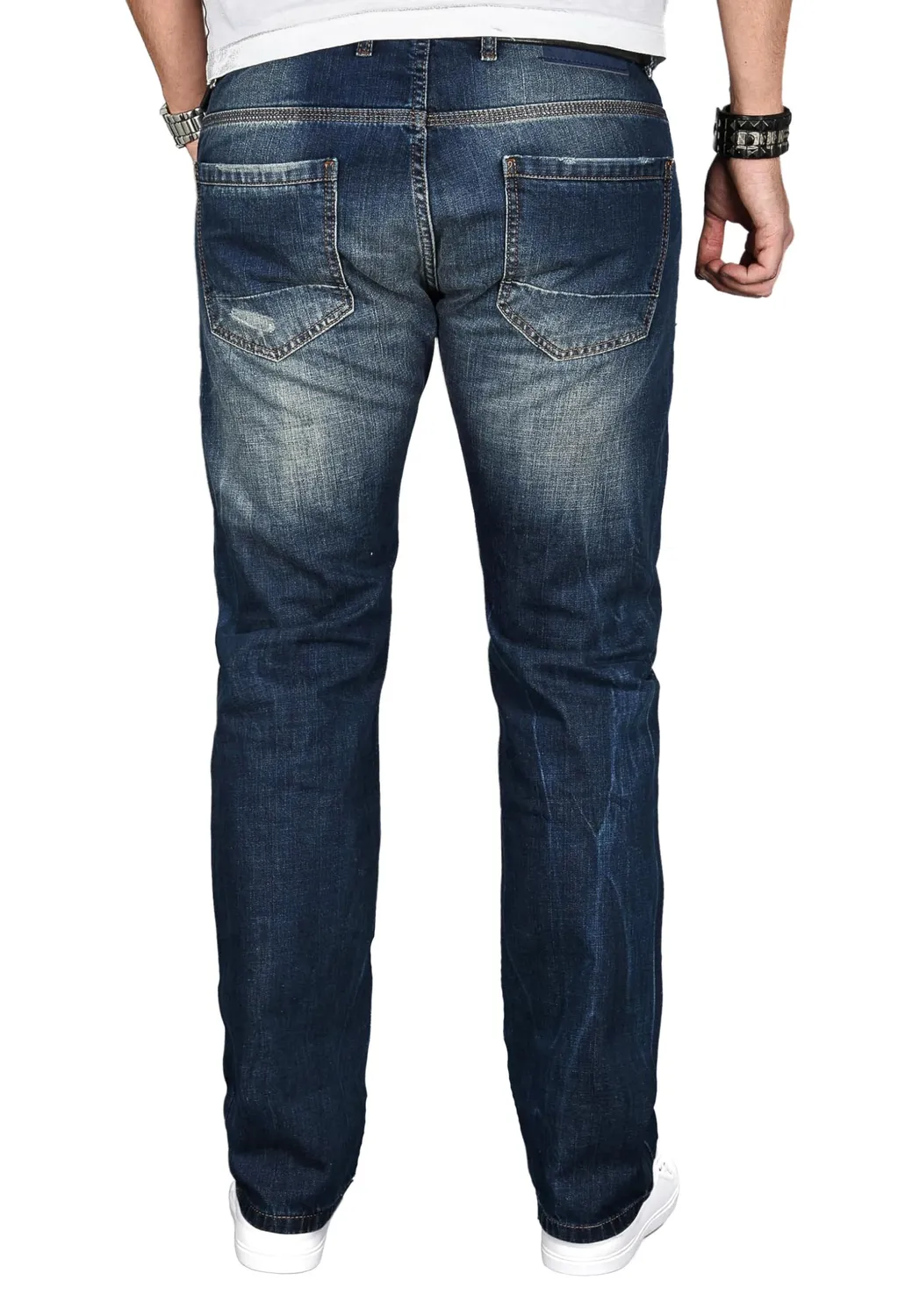 Alessandro Salvarini Comfort Fit Jeans Herren Denim