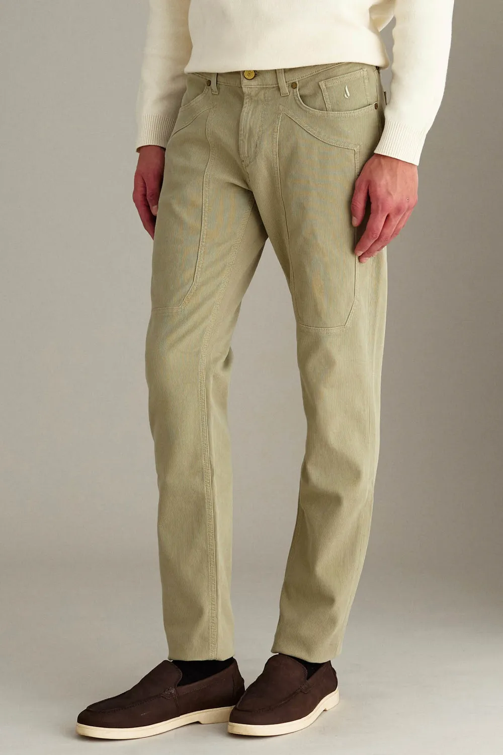 Jeckerson John Slim Fit Hose Sand Baumwolle