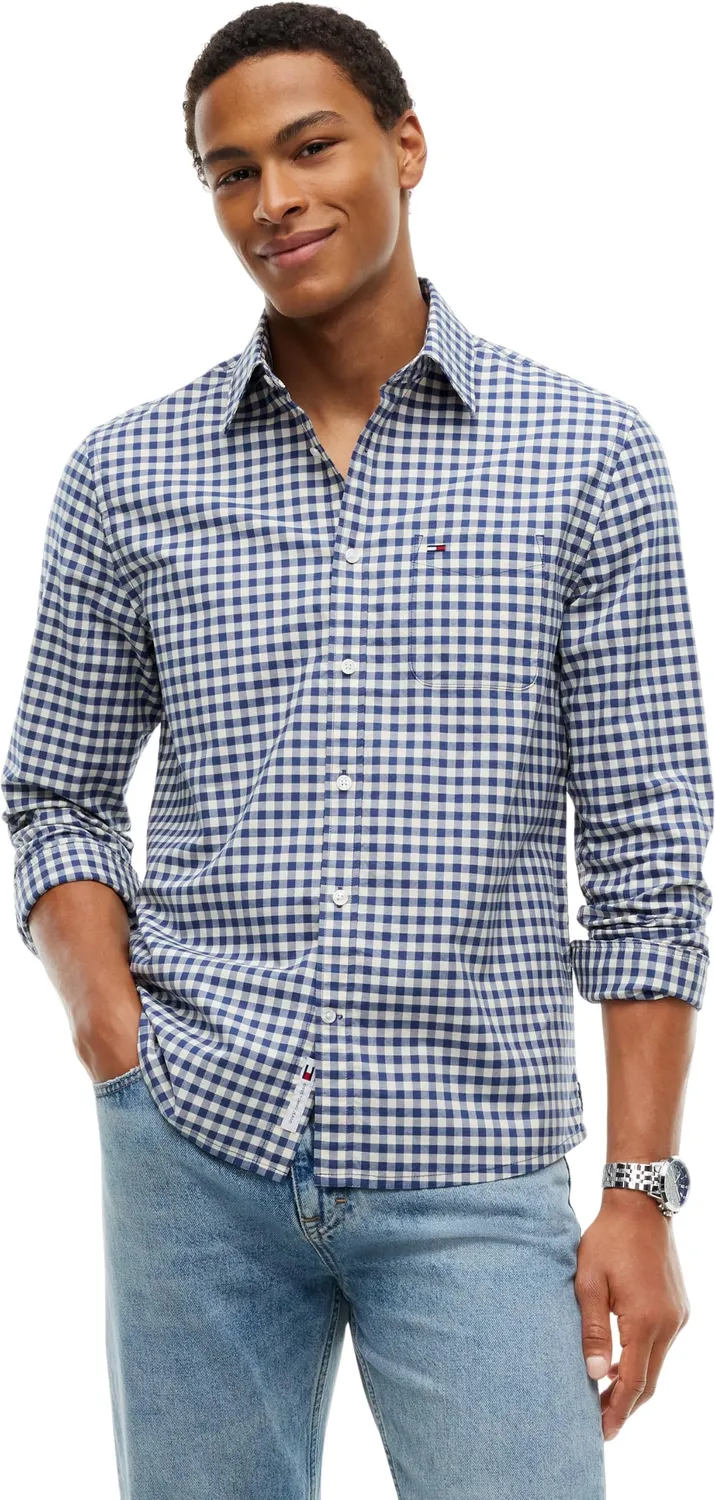 Tommy Jeans TJM Reg Check Oxford DM0DM23516 Hemd XL kariert