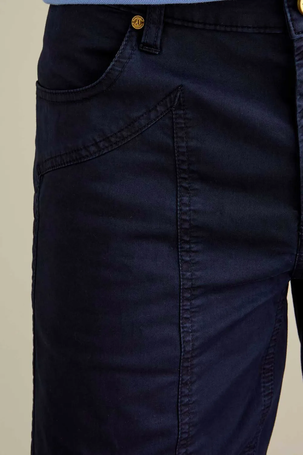 Jeckerson Jayden Slim Fit Shorts dunkelblau Stretch