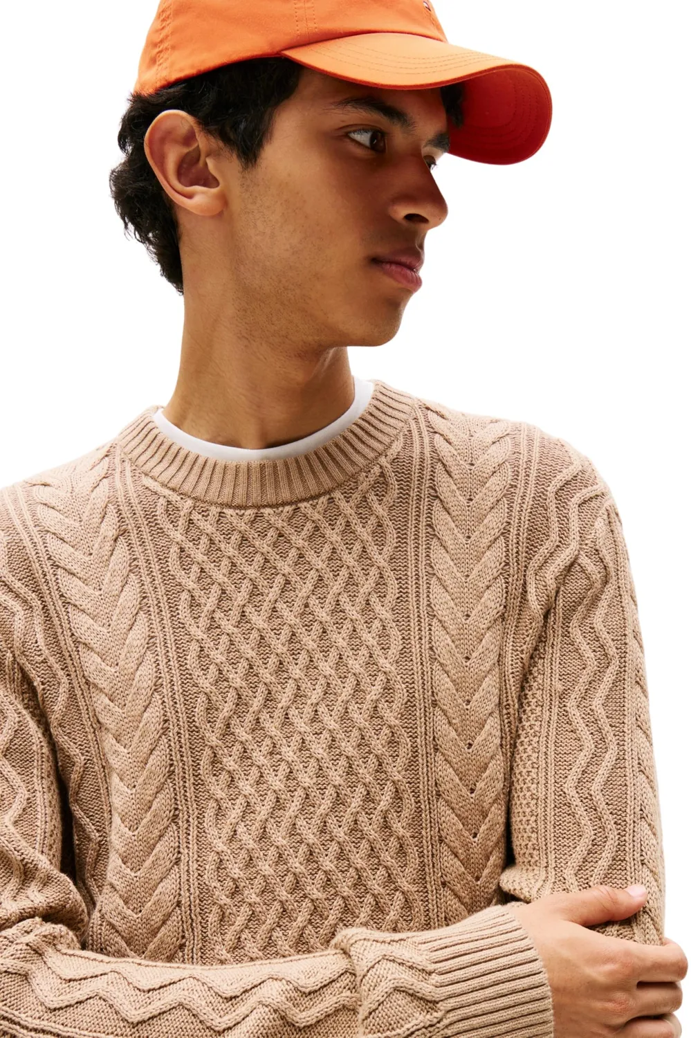 Tommy Jeans Cable Knit Pullover Zopfmuster Wolle