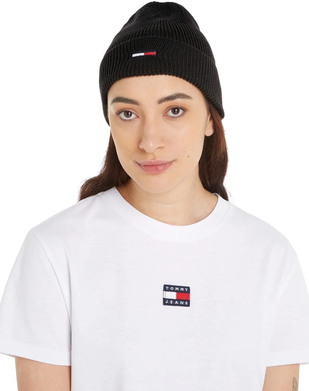 Tommy Jeans Damen Hut Schwarz Webhut
