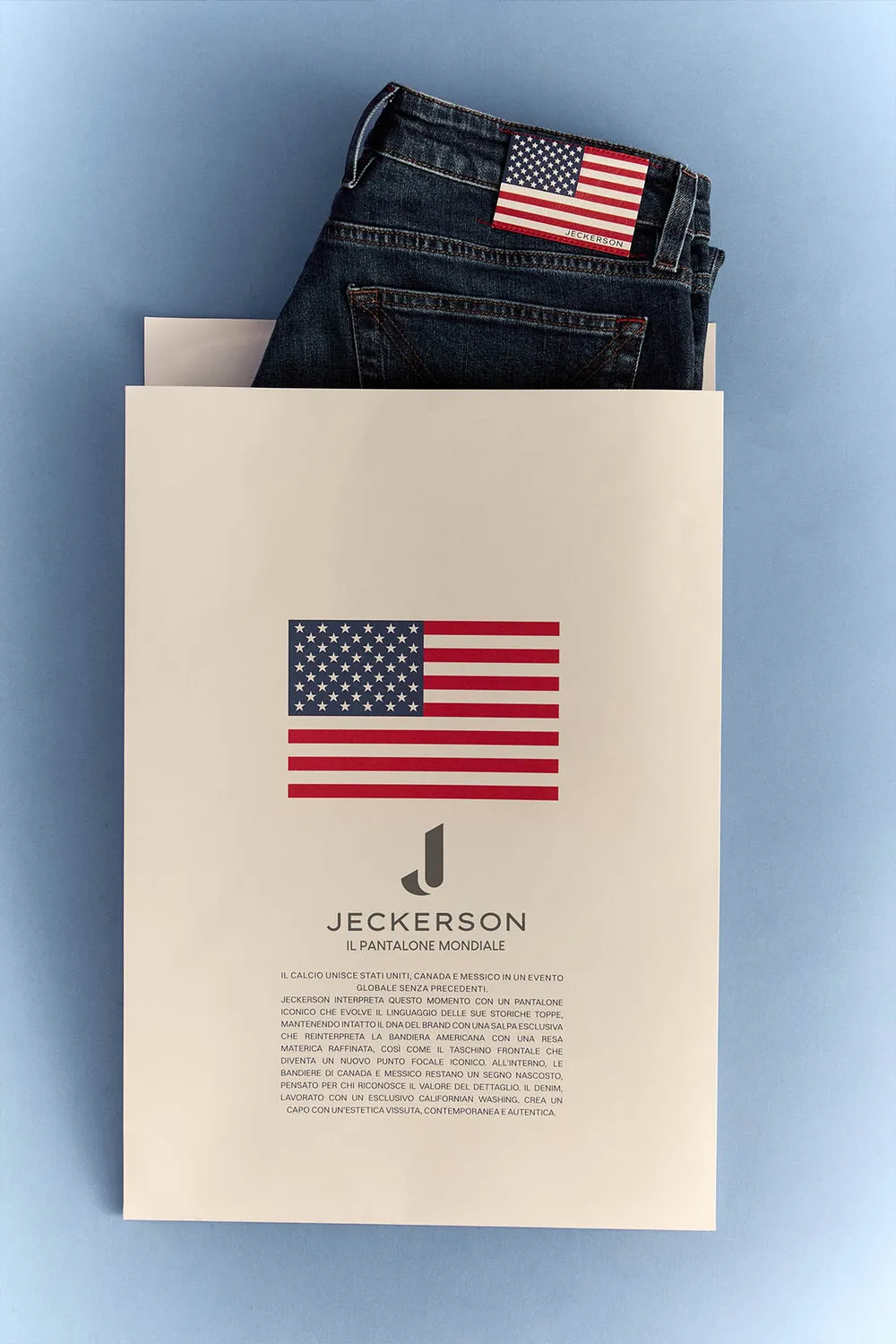 Jeckerson Il Pantalone Mondiale Jeans Regular Fit blau