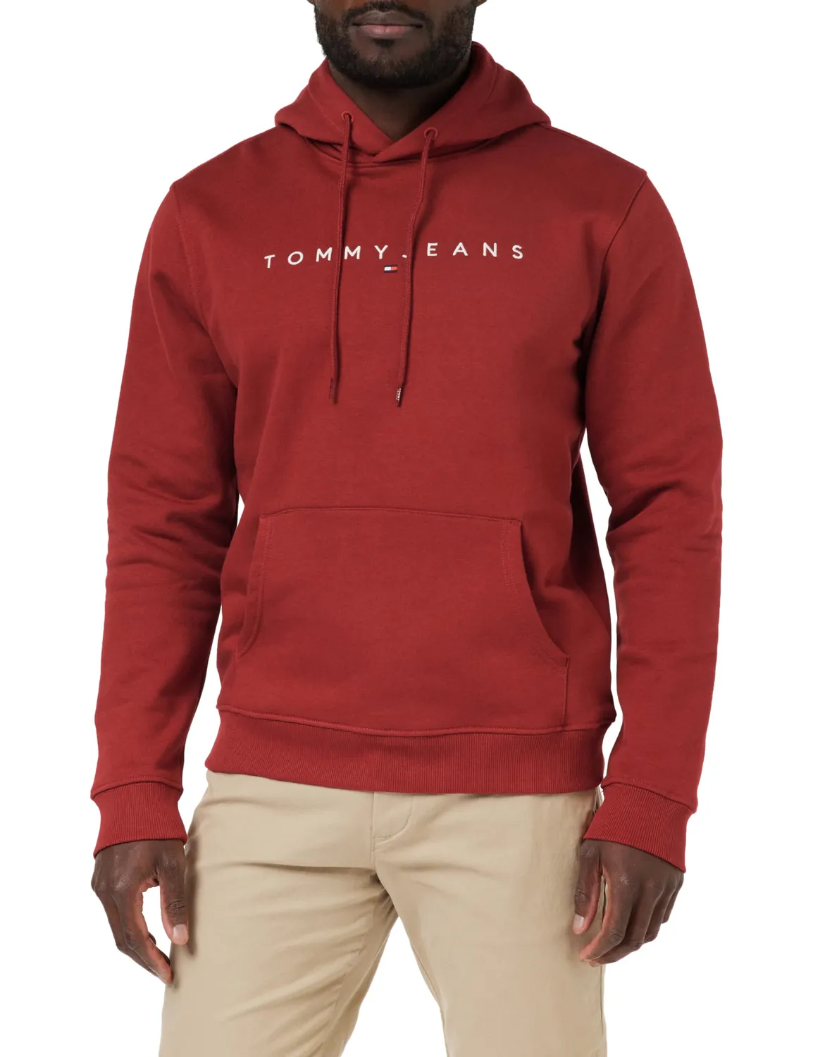 Tommy Jeans Hoodie Herren mit Kapuze angeraut