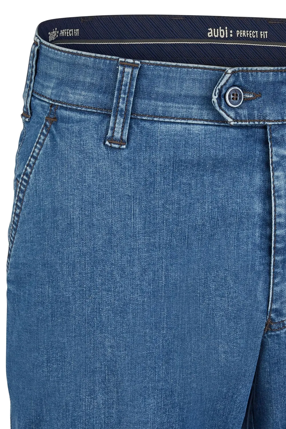 AUBI 526 Herren Sommer-Jeanshose Stone Stretch