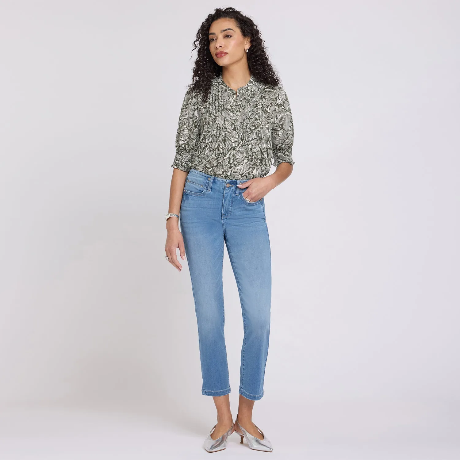 NYDJ Sheri Slim Straight Ankle Vista Lakes Damen