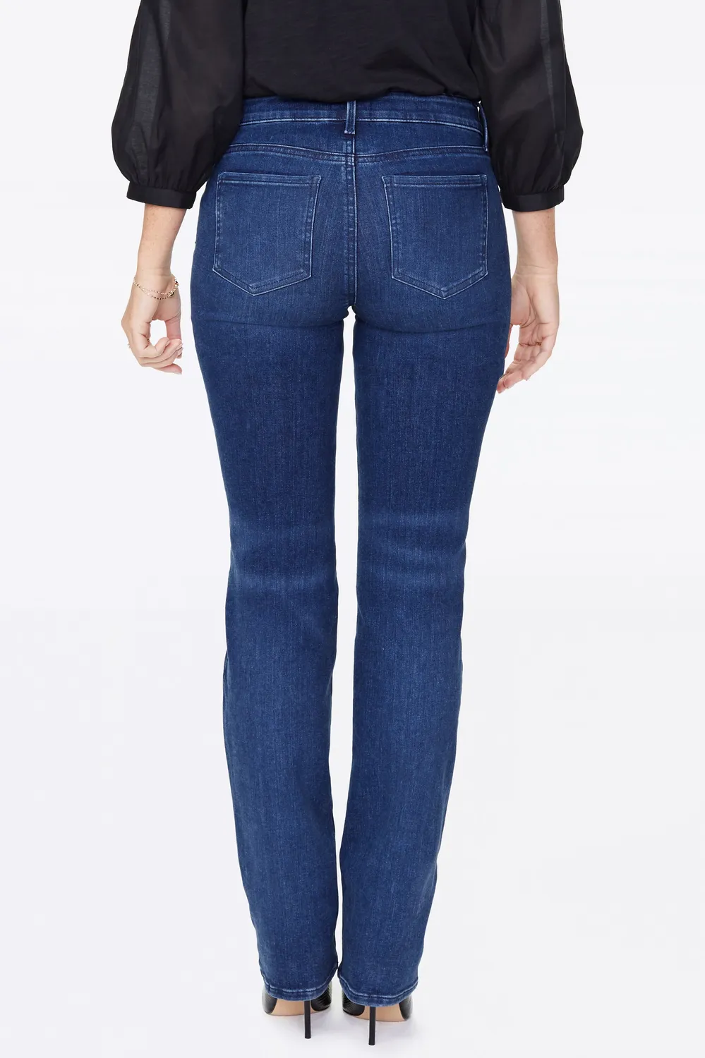 NYDJ Marilyn Straight Jeans Habana gerade blau