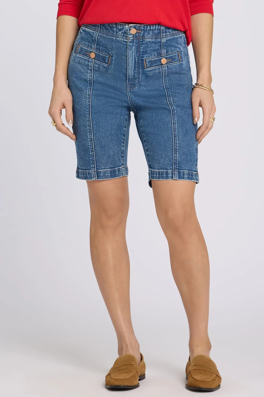 NYDJ Ella Denim Shorts Salton High Rise