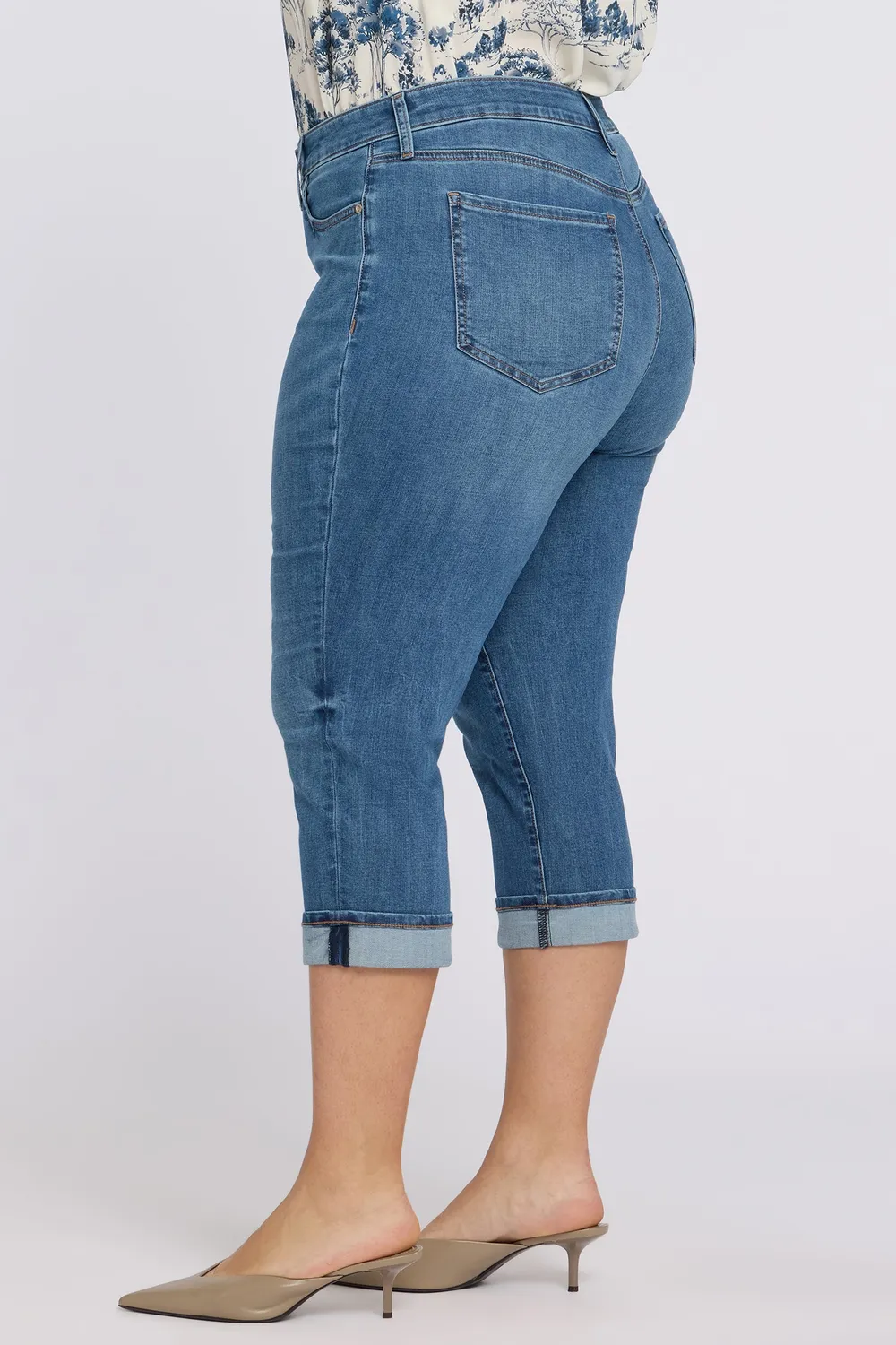 NYDJ Marilyn Straight Crop Jeans Wild River 16W