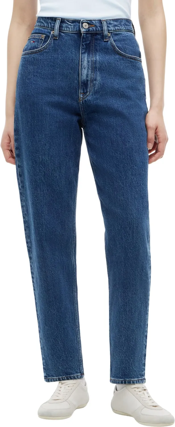 Tommy Jeans Damen Mom-Fit Tapered Jeans Denim Medium