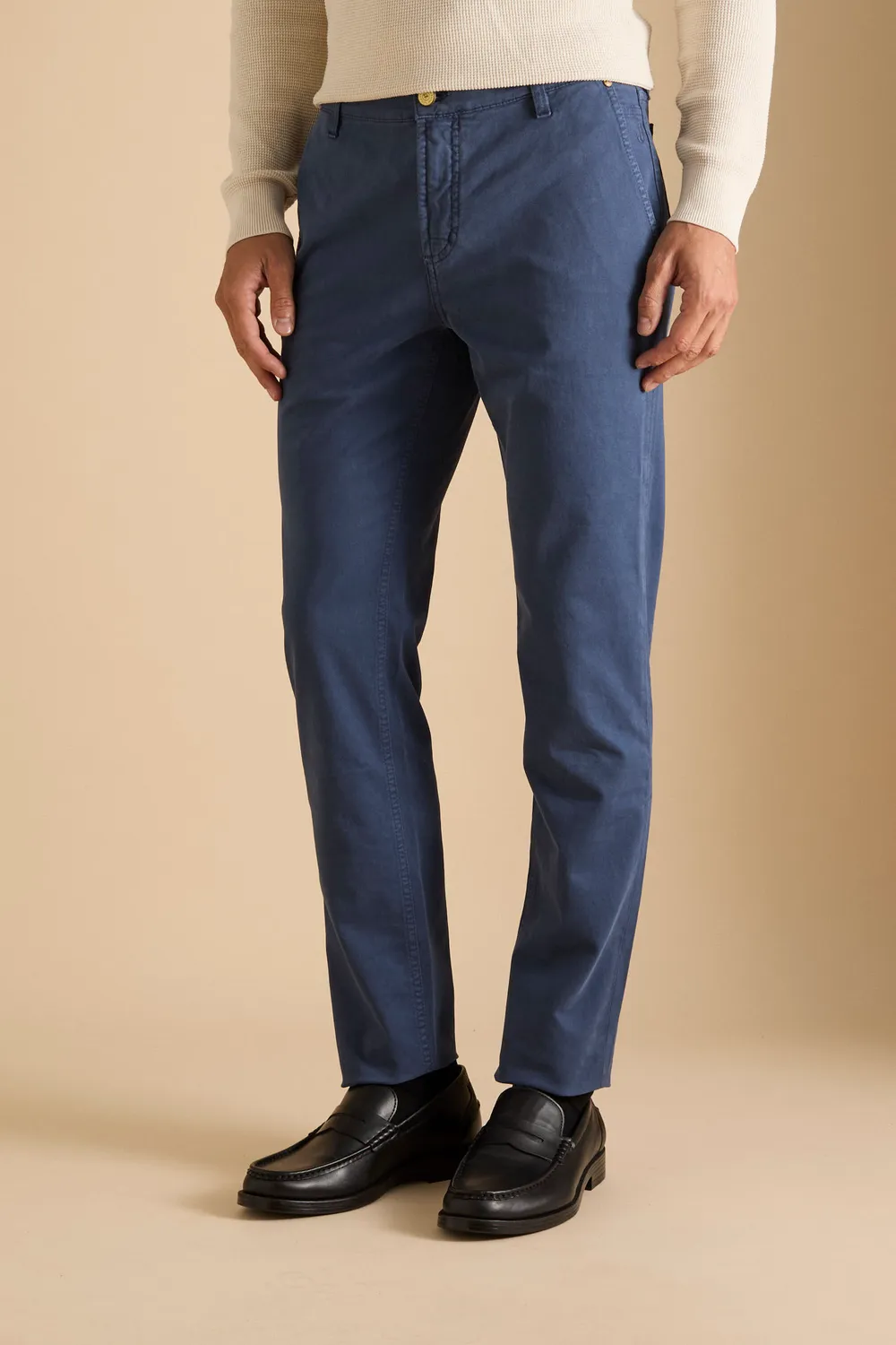 Jeckerson Julius Slim Fit Chino dunkelblau Gabardine