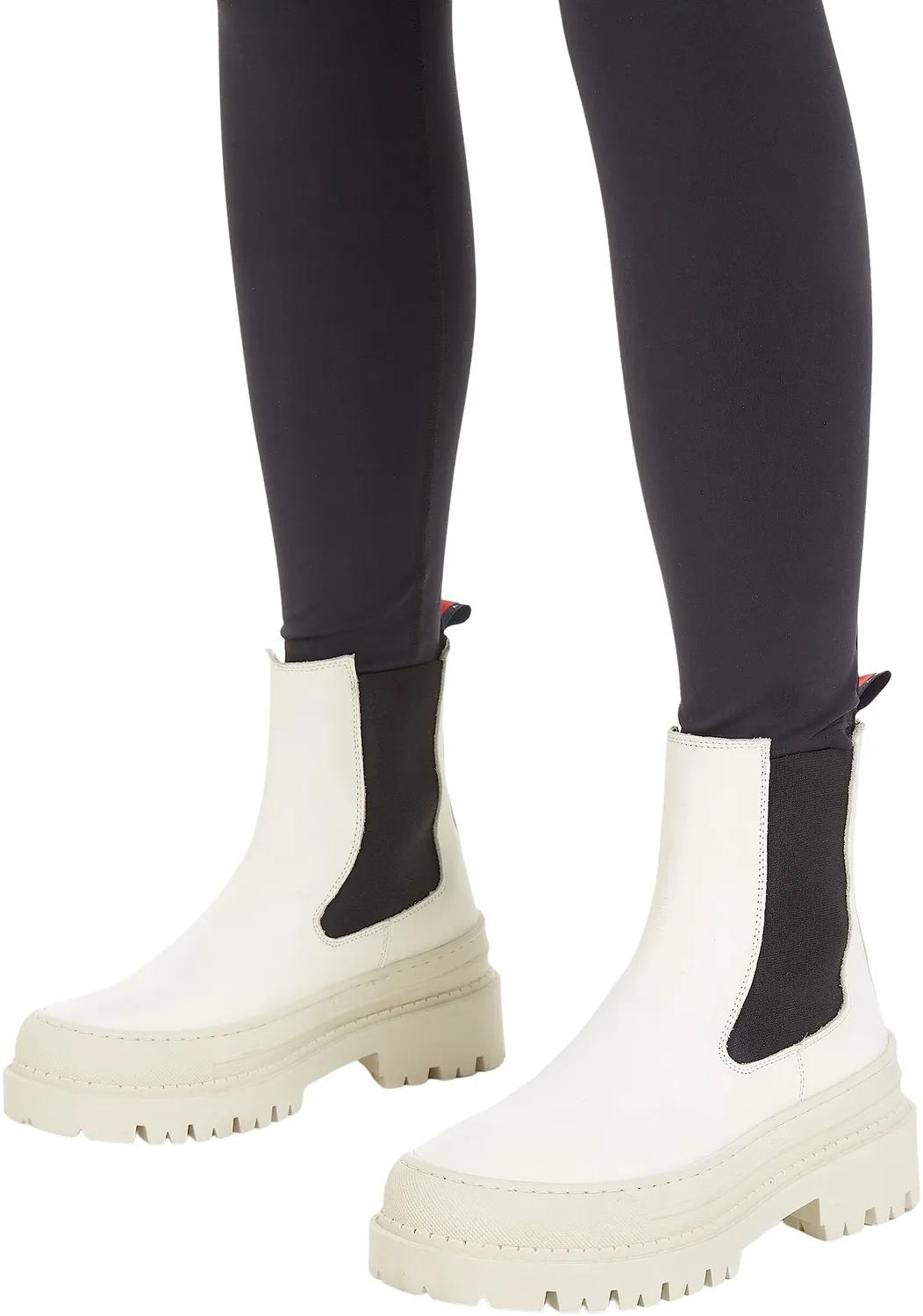 Tommy Jeans TJW Chelsea Foxing Boot Stiefel Schwarz