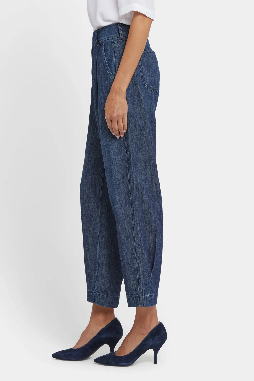NYDJ Balloon Trouser Jeans La Mer dunkelblau relaxed