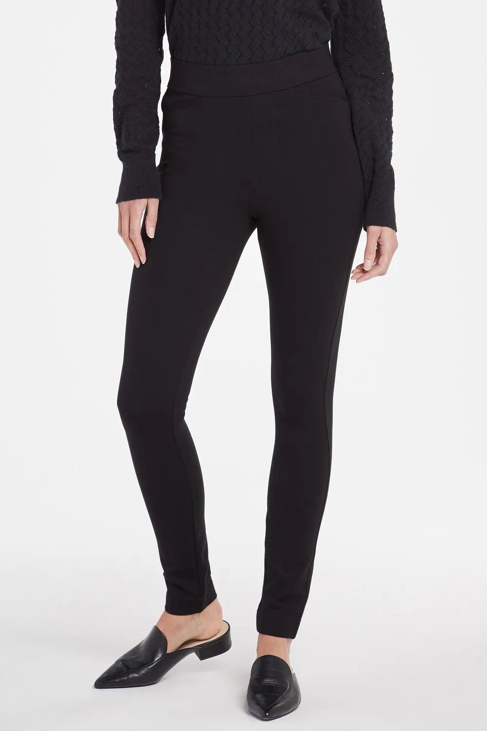 NYDJ Pull-On Legging Hose Schwarz Sculpt-Her