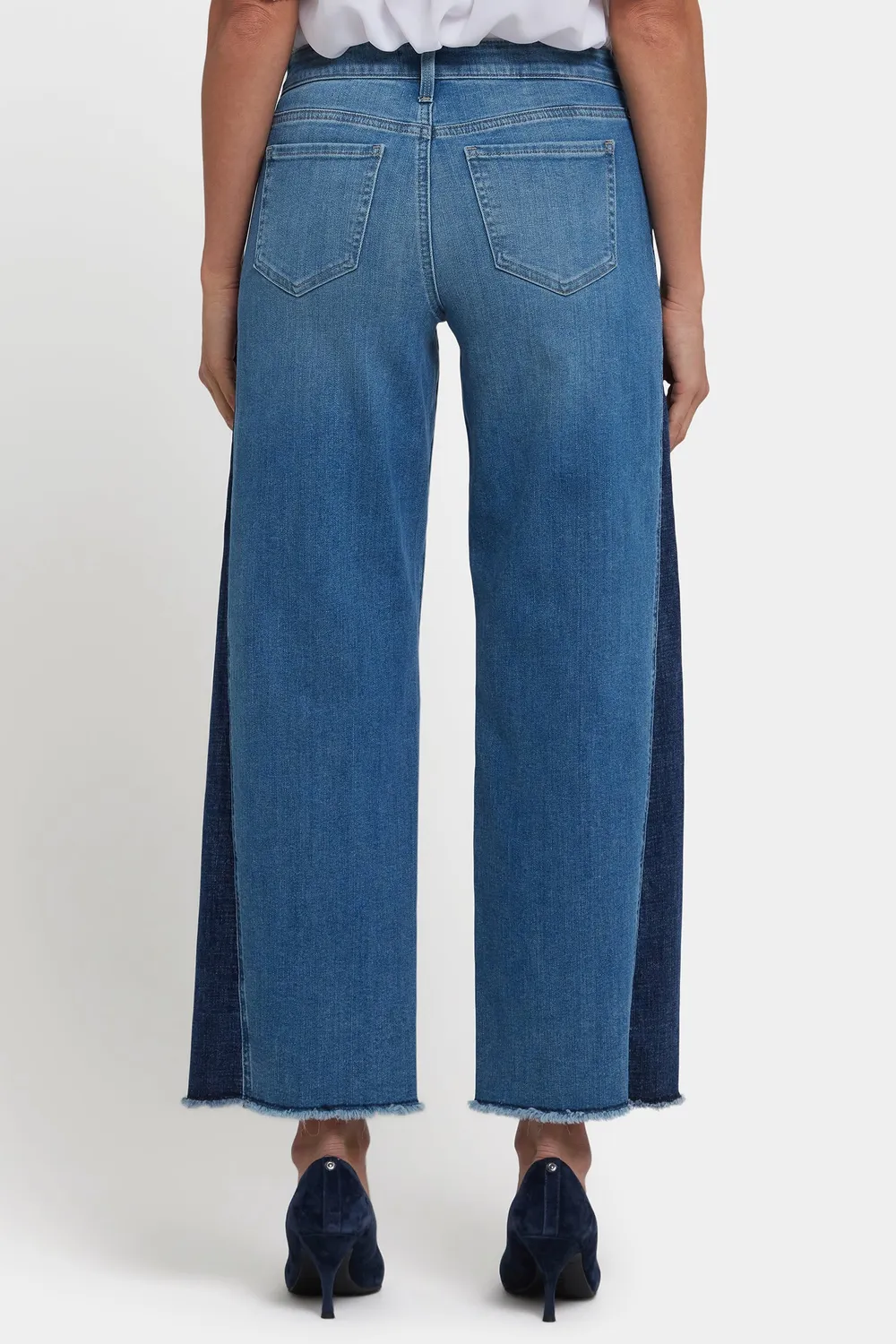 NYDJ Teresa Wide Leg Jeans Avenue Blue Kontrast