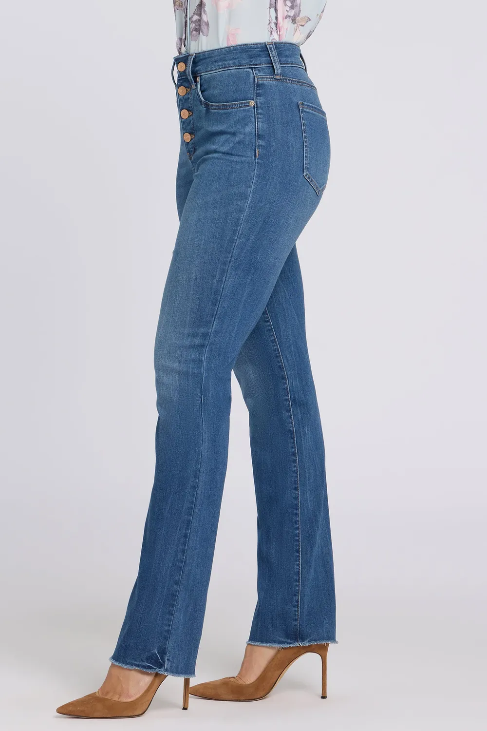 NYDJ Marilyn Straight Jeans Wild River Lang 32